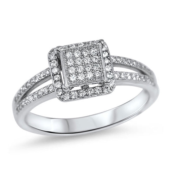 Silver CZ Ring
