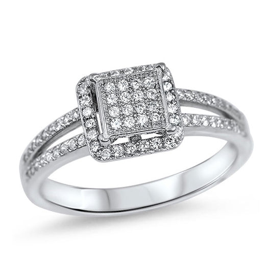 Silver CZ Ring