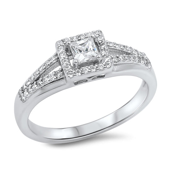 Silver CZ Ring