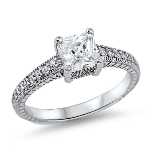 Silver CZ Ring
