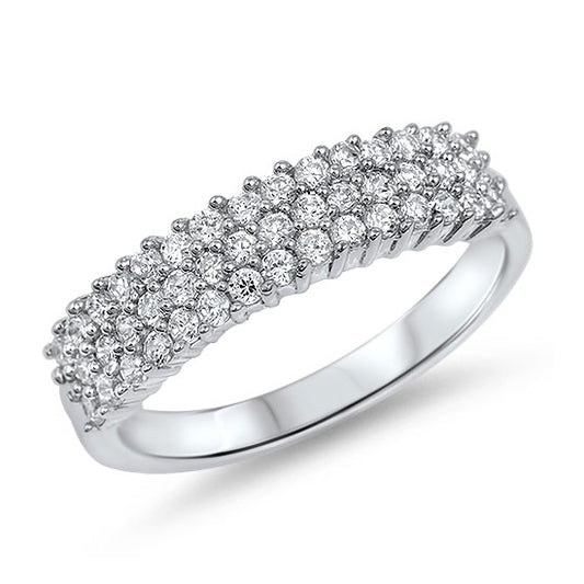 Silver CZ Ring
