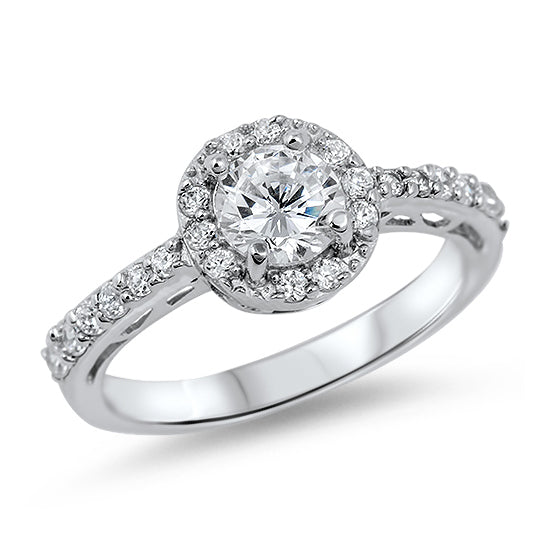 Silver CZ Ring