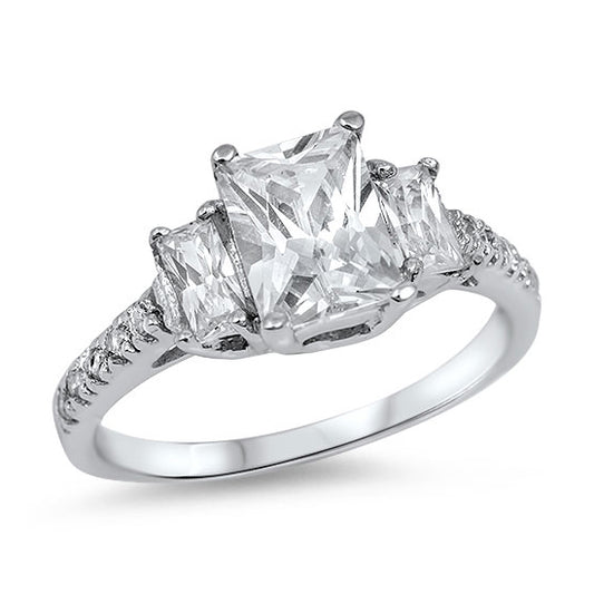 Silver CZ Ring