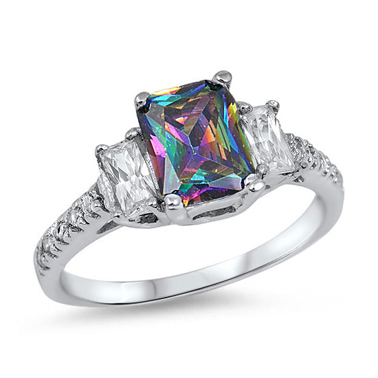 Silver CZ Ring