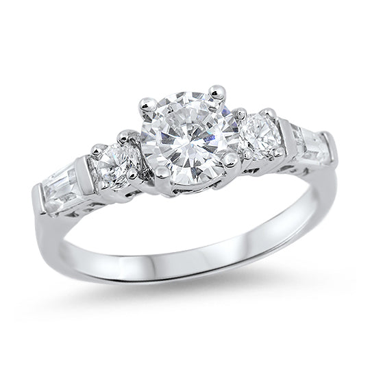Silver CZ Ring