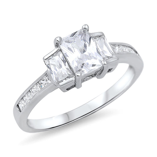 Silver CZ Ring