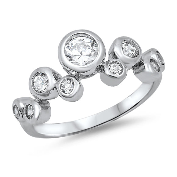 Silver CZ Ring - Journey