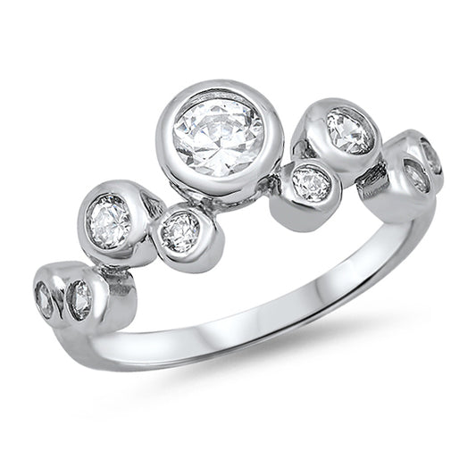 Silver CZ Ring - Journey
