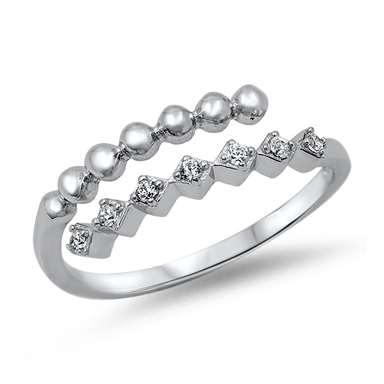 Silver CZ Ring