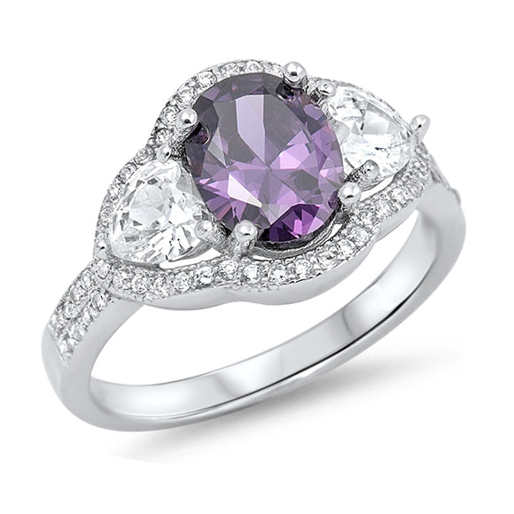 Silver CZ Ring