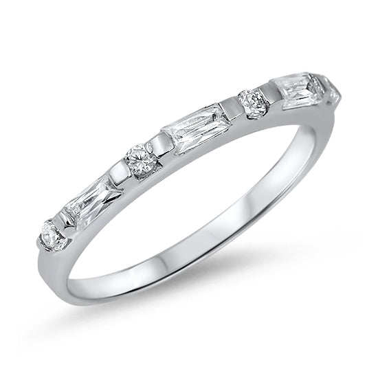 Silver CZ Ring