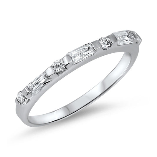 Silver CZ Ring