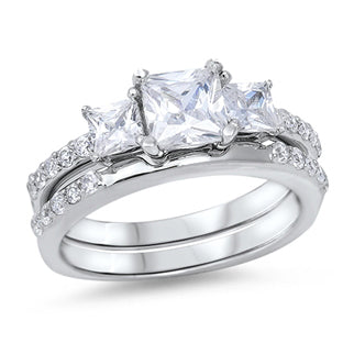 Silver CZ Ring