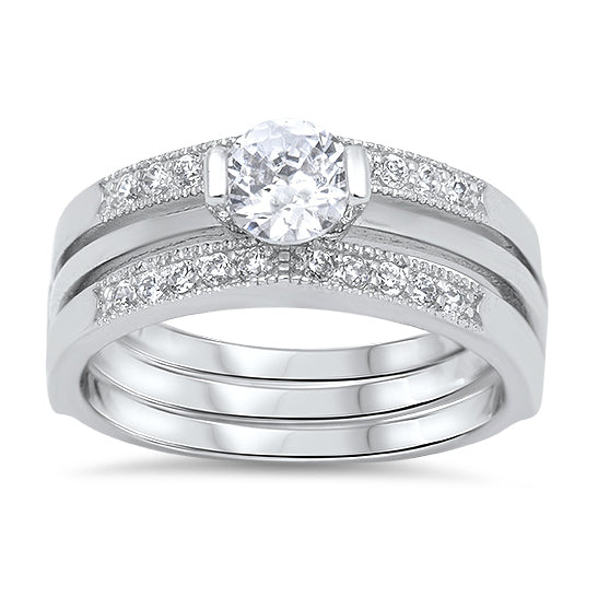 Silver CZ Ring