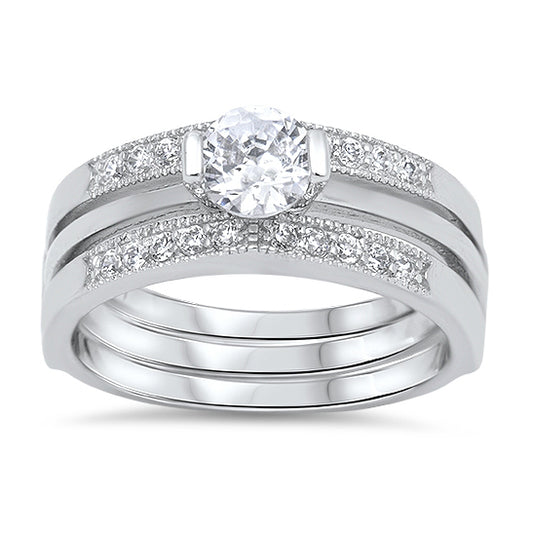 Silver CZ Ring