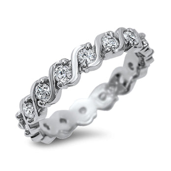 Silver CZ Ring