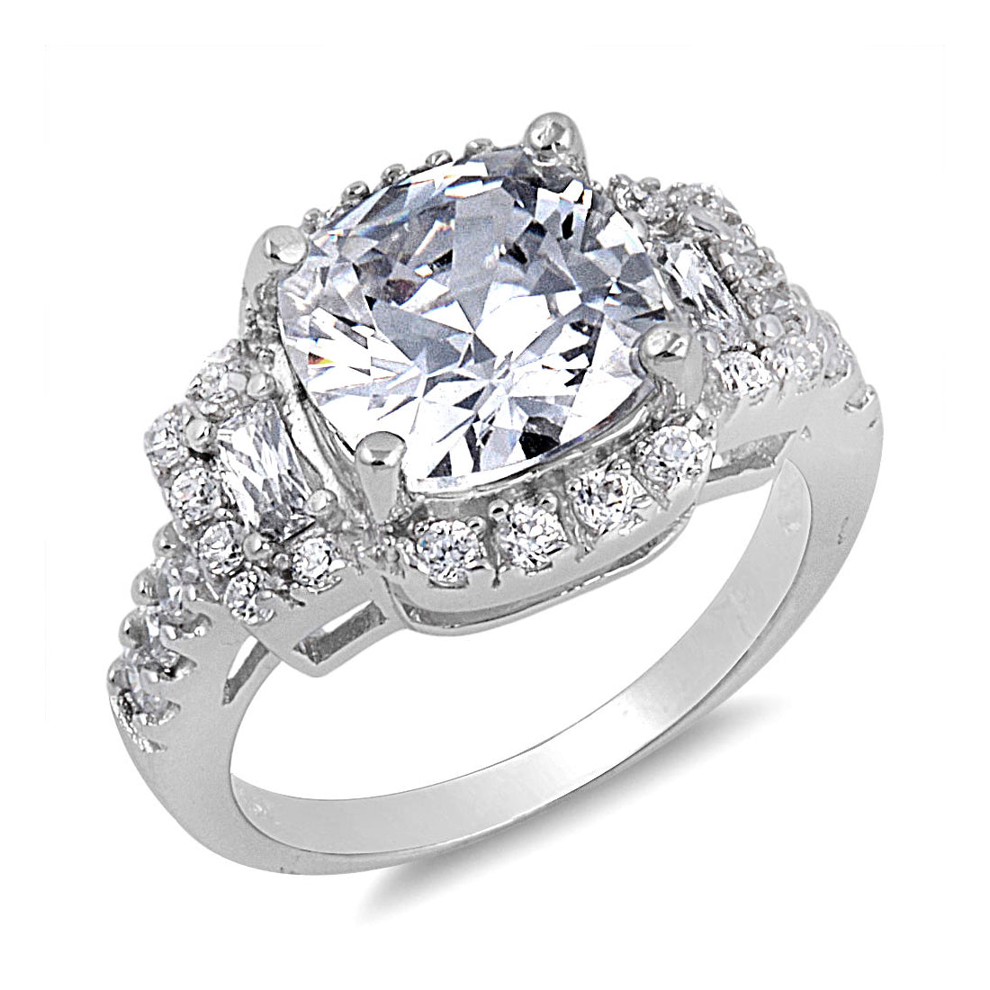 Silver CZ Ring