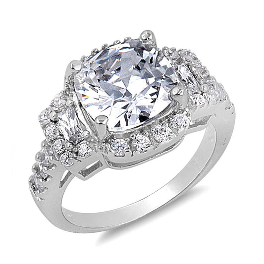 Silver CZ Ring