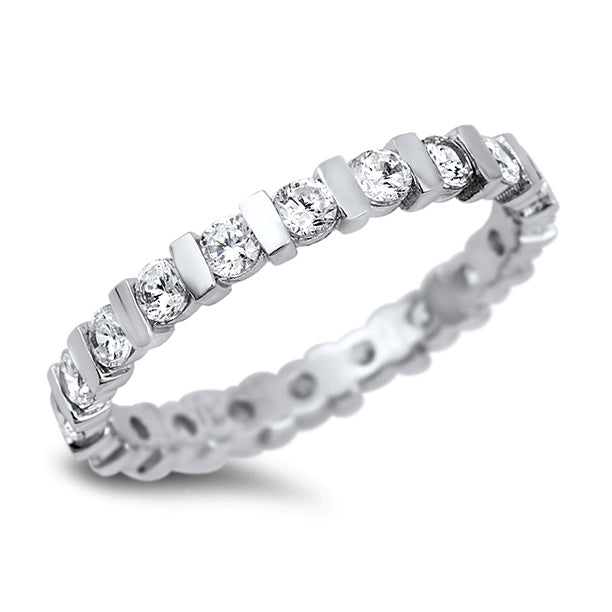 Silver CZ Ring