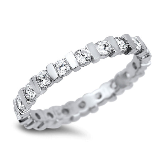 Silver CZ Ring
