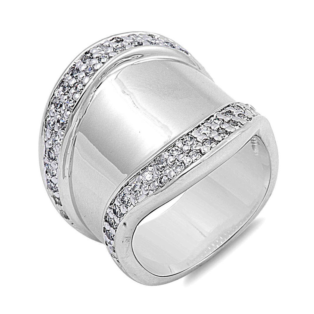 Silver CZ Ring