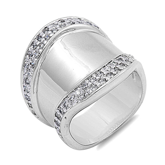 Silver CZ Ring
