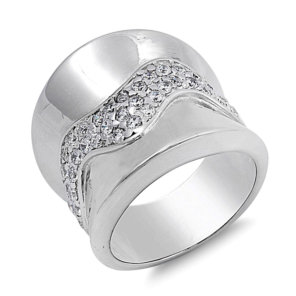 Silver CZ Ring