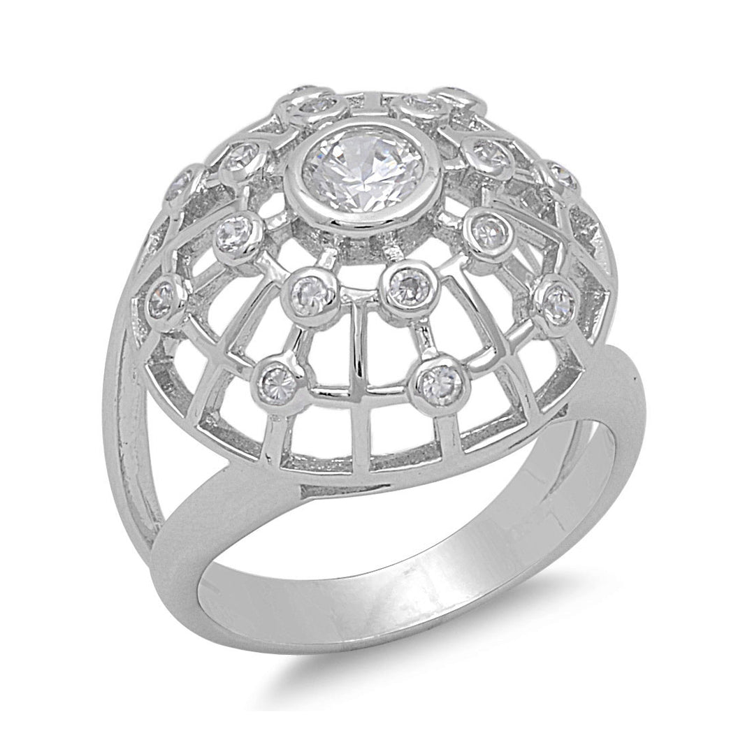 Silver CZ Ring