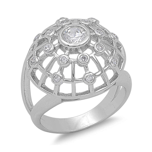 Silver CZ Ring