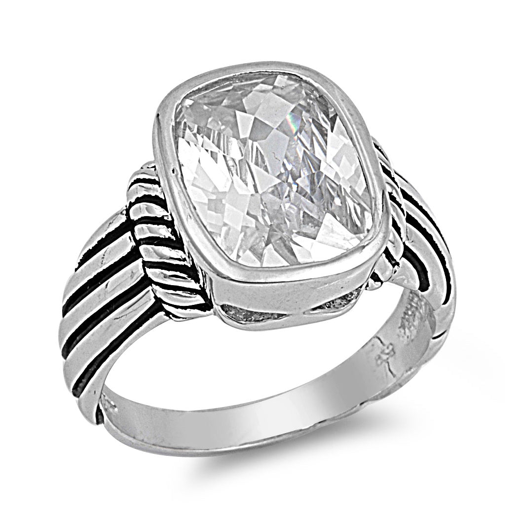 Silver CZ Ring