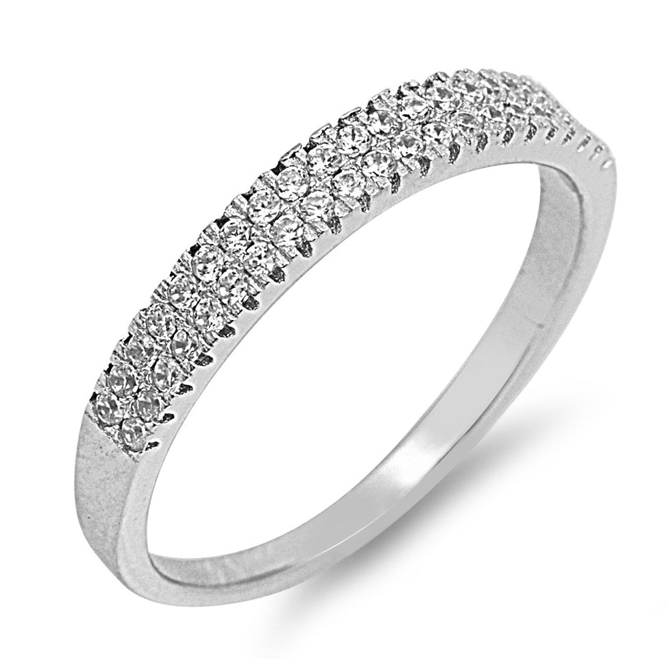 Silver CZ Ring
