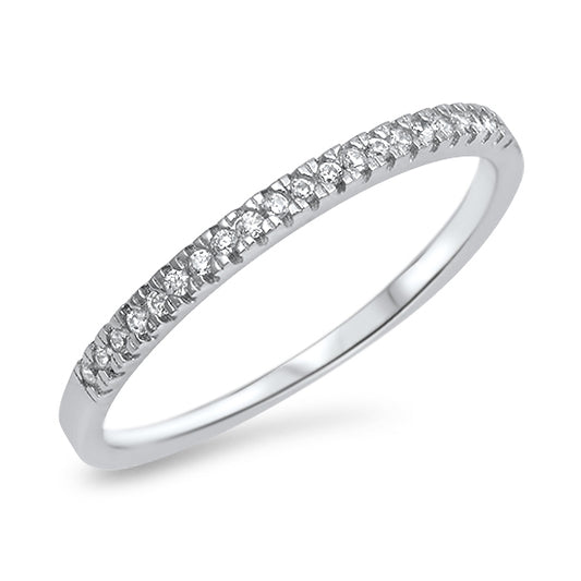 Silver CZ Ring