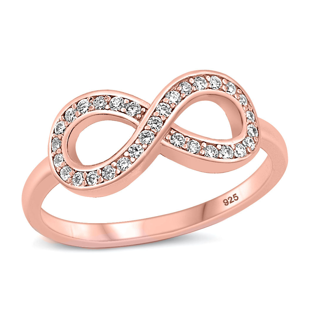 Silver CZ Ring - Infinity