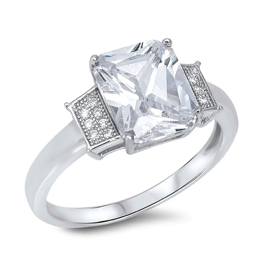 Silver CZ Ring