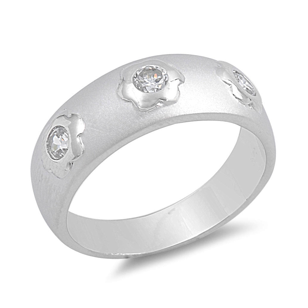 Silver CZ Ring