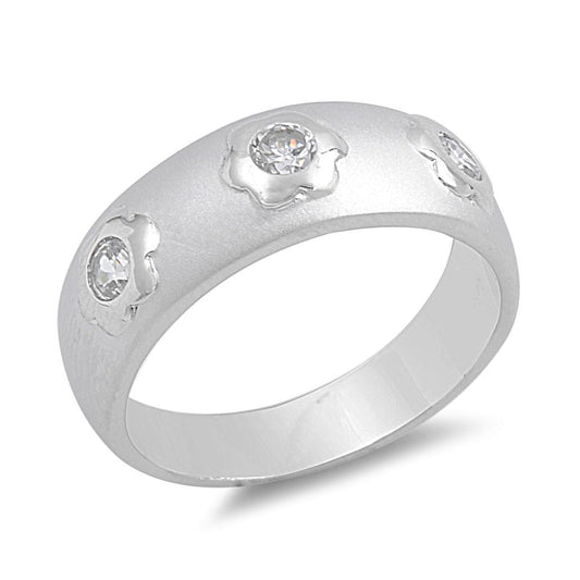 Silver CZ Ring