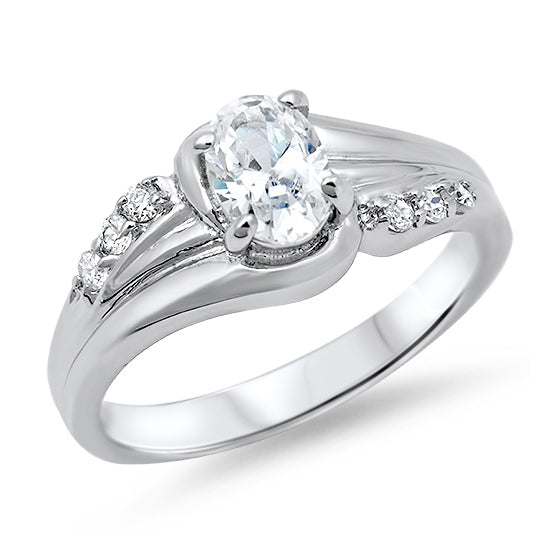 Silver CZ Ring