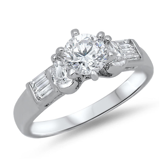 Silver CZ Ring