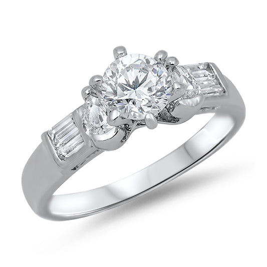 Silver CZ Ring