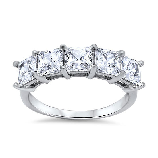 Silver CZ Ring