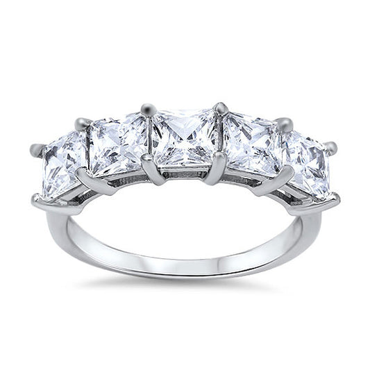 Silver CZ Ring