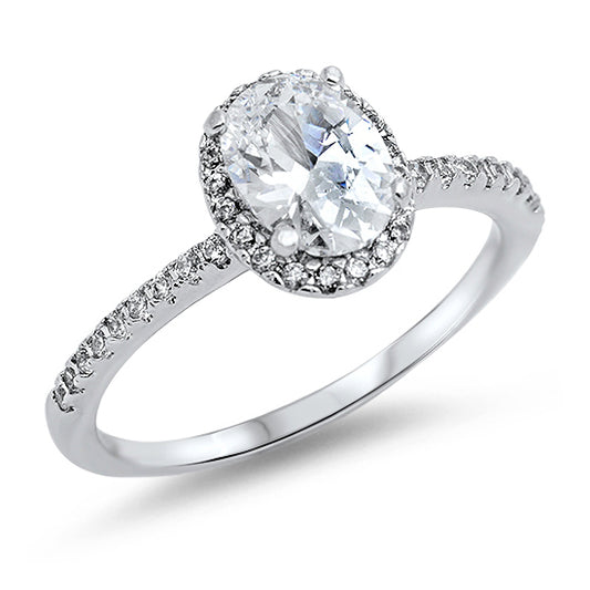 Silver CZ Ring