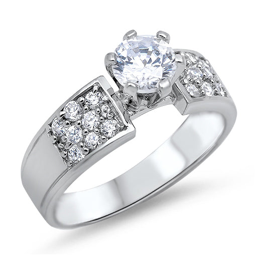 Silver CZ Ring