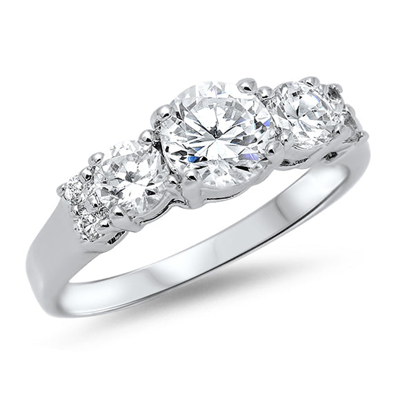Silver CZ Ring