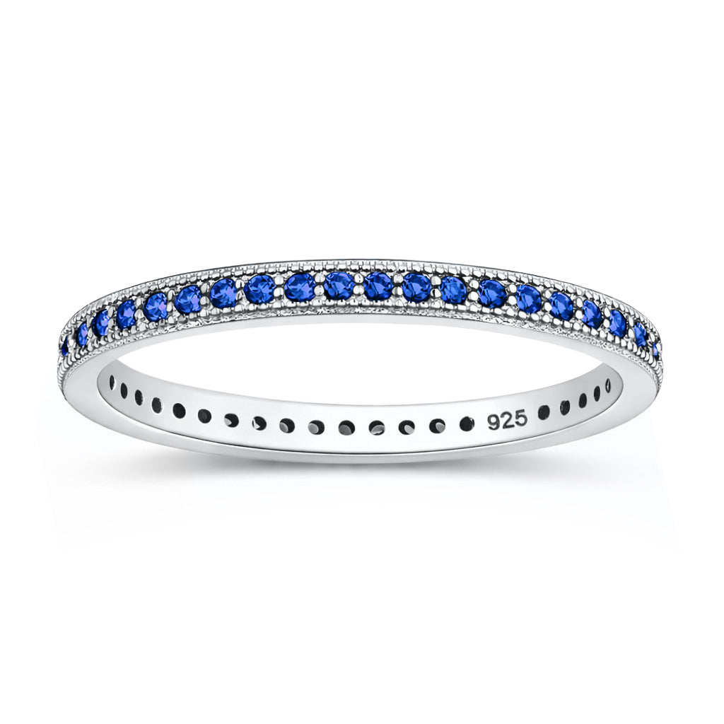 Silver Internity CZ Ring