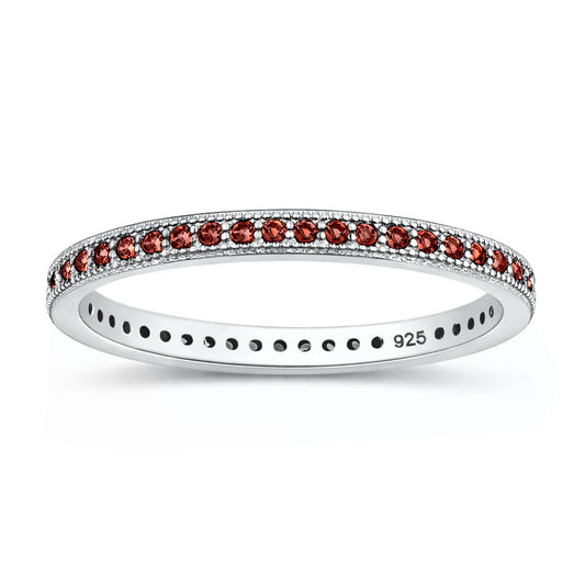 Silver Internity CZ Ring