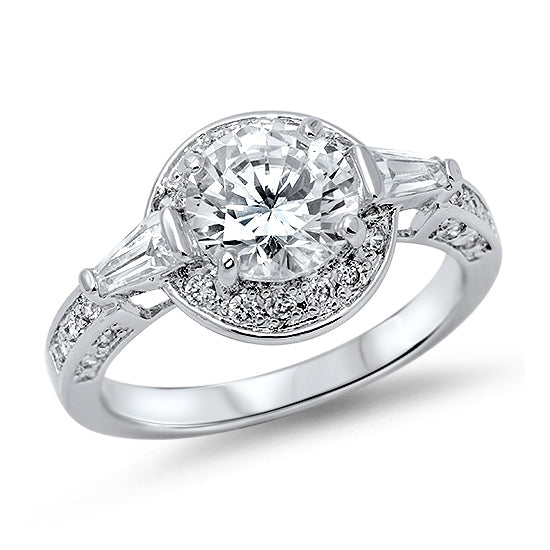 Silver CZ Ring