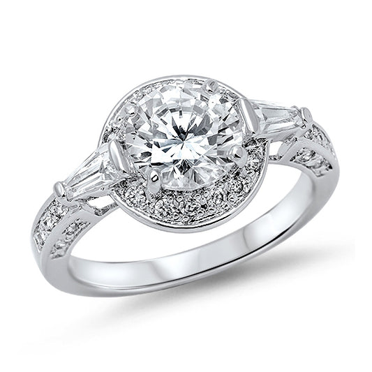 Silver CZ Ring