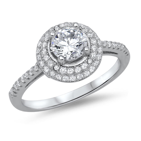 Silver CZ Ring