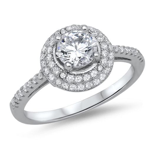 Silver CZ Ring